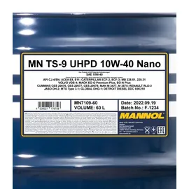 Mannol TS-9 UHPD 10W-40 60 l
