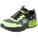 SKECHERS Jungen Sneaker, Schwarz/Limettengrün, 33 EU