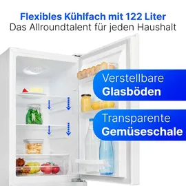 Bomann KG 322.1 Kühl-Gefrierkombination (175 l, 1430 mm hoch, Weiß)