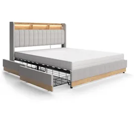 VitaliSpa Nura 160 x 200 cm Grau