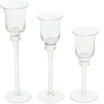 Frank Flechtwaren Kerzenhalter, im 3er Set