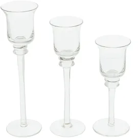 Frank Flechtwaren Kerzenhalter, im 3er Set