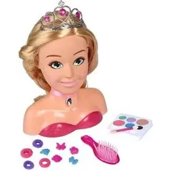 SIMBA 105560177 Steffi LOVE Girls Prinzessin Schmink- und Frisierkopf