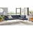 Webstoff langer Schenkel links denim