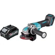 Makita GA 047 GM1 Akku Winkelschleifer 40 V max. 125 mm X-LOCK Brushless + 1x Akku 4,0 Ah - ohne Ladegerät