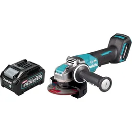 Makita GA 047 GM1 Akku Winkelschleifer 40 V max. 125 mm X-LOCK Brushless + 1x Akku 4,0 Ah - ohne Ladegerät