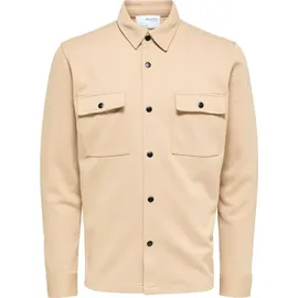 Selected SLHJACKIE Sweatjacke Herren Beige L
