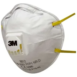 3M 8812 - Atemmaske - mit Ventil - Polyester, Polypropylen