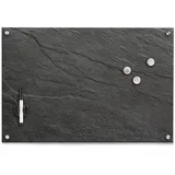 Zeller Glas-Magnettafel 60,0 x 40,0 cm Schiefer anthrazit
