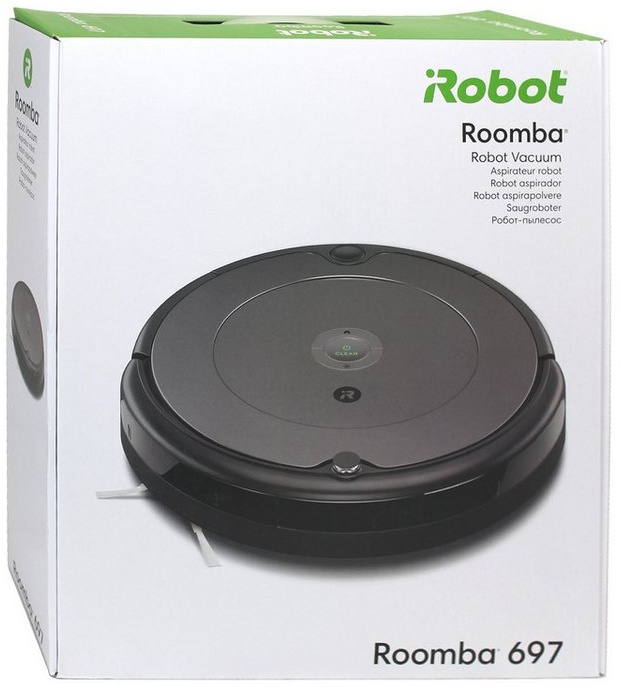iRobot Bodenstaubsauger Roomba 697 Staubsaugroboter grau