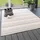 Steffensmeier Outdoorteppich, Grau, Textil, Gestreift, Rechteckig, 133x190 cm wasserabweisend, Teppiche & Böden, Teppiche, Outdoorteppiche