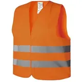 IWH Pannenweste/Warnweste, DIN EN 471, Polyester, orange 100 % Polyester, flueoreszierend, neon-orange, mit Klett - 1 Stück (540306)