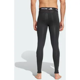 adidas TECHFIT Compression Training 3-Streifen lange Leggings Black M