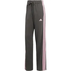 adidas Essentials 3-Streifen Open Hem Fleece Jogginghose Grau/Sporthose S