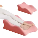 Ergonomisches Venenkissen, Beinkissen gegen schwere Beine, Beinauflage Beine hochlegen, Lagerungskissen Beinhochlagerungskissen, Keilkissen Stützkissen für Beine Knie Venenkissen Venenkeil (rosa)