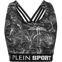 Plein Sport Sporttop Schwarz/Grau S