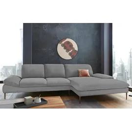 W.Schillig Eckcouch Chenille 3-Sitzer Grau