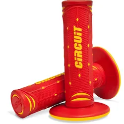 Circuit Equipment JUPITER Racing Gummigriffe, rot-gelb für Männer
