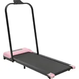 Laufband - 2-in-1 Walking Pad und Gehband - Klappbar - Elektrisch - Mit Fernbedienung - LED-Display - Für Zuhause und Büro - Pink