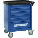 Gedore 3100707 Werkzeugwagen Stahlblech Herstellerfarbe:Blau