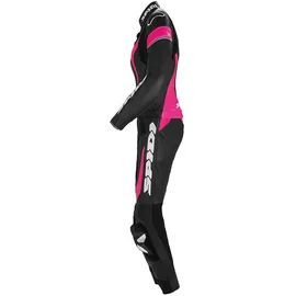 Spidi Laser Touring 2-Teiler Damen Motorrad Lederkombi, schwarz/fuchsia, 44