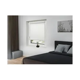 MYDECO Seitenzugrollo Klemmfix 75 x 160 cm weiß