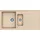 keenberk Victory S1000.80 links Einbau creme Excenterbetätigung 1000 x 500 mm