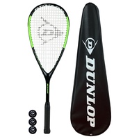 Dunlop Hypermax Squashschläger inkl. Schutzhülle und 3 Squashbällen (verschiedene Modelle) (Hypermax Ultimate)