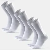 AERO FAHRRAD CREW SOCKEN - 3-Pack - Weiß/Schwarz - 43-47