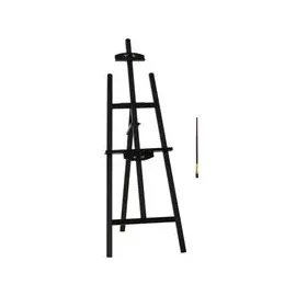 Homcom Staffelei schwarz Polypropylen B/H/L: ca. 5x51x71 cm | Schwarz