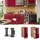 Vicco Apothekerschrank R-Line 30 x 81,6 x 60 cm Rot