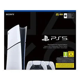 Sony PlayStation 5 Slim Digital Edition + 2. DualSense Wireless-Controller