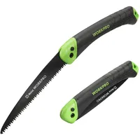 WorkPro Handsäge Astsäge klappbar mit scharfe Klingen aus BI-Metall,Multifunktions Klappsäge für Garten, Holz