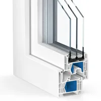 Balkontür Kömmerling 76 MD, Kunststoff, 510 x 1760 mm, Weiß, 2-fach Verglasung Ug 1,1, einteilig, festverglast, individuell konfigurieren