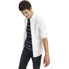 Tommy Hilfiger Original Stretch Slim Fit Langarmhemd Classic White S