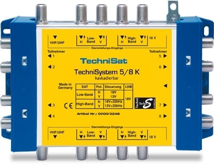 Preisvergleich Produktbild TechniSat TechniSystem 5/8 K Grau, Gelb