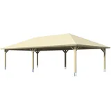 SKANHOLZ Skan Holz Carport Taunus 1176 cm x 634 cm Schiefergrau