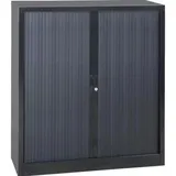 Gürkan Rollladenschrank 120 x 46 x 135 cm schwarz