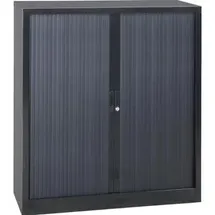 Gürkan Rollladenschrank 120 x 46 x 135 cm schwarz