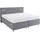 Westfalia Schlafkomfort Boxspringbett, wahlweise mit LED-Beleuchtung, grau
