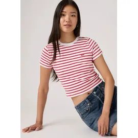 Levi's Levi's® T-Shirt ESSENTIAL SPORTY TEE Feinripp- Qualität rot L (40)