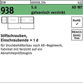 F. REYHER Nchfg. GmbH & Co. KG Stiftschraube DIN 938 M24 x 60 10 Stück