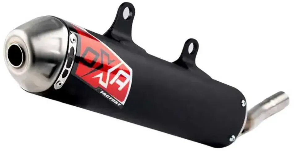Oxa Black Edition Yamaha Yz 250 02-24 Nicht Homologierter Schalldämpfer - Black / Silver - Not Homologated