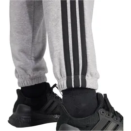 adidas Essentials 3-Stripes French Terry Cuffed Jogginghose Medium Grey Heather/Black XXS