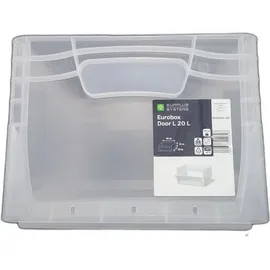 Surplus Systems Eurobox Door 40 x 30 x 22 cm, transparent