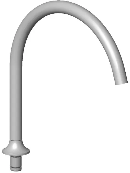 Dornbracht Auslauf für Wanne Stand Ersatzteile 90282232700 304 mm, 25,2 l/min. Dark Platinum gebürst 90282232700-99