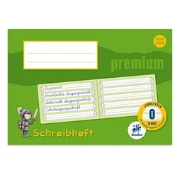 Staufen® Schreiblernheft Premium Lineatur 0 liniert DIN A5 quer ohne Rand, 16 Blatt