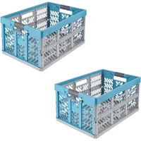 KEEEPER Profi-Klappbox ben eco 54 x 37 x 28 cm 2-tlg. blau