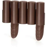 Prosperplast Rasenkante IPALPLUS, Kunststoff, braun, Länge 30 cm, Höhe 25 cm, 8 Stück