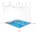 Cocoon Box Double Moskitonetz weiß 200 200